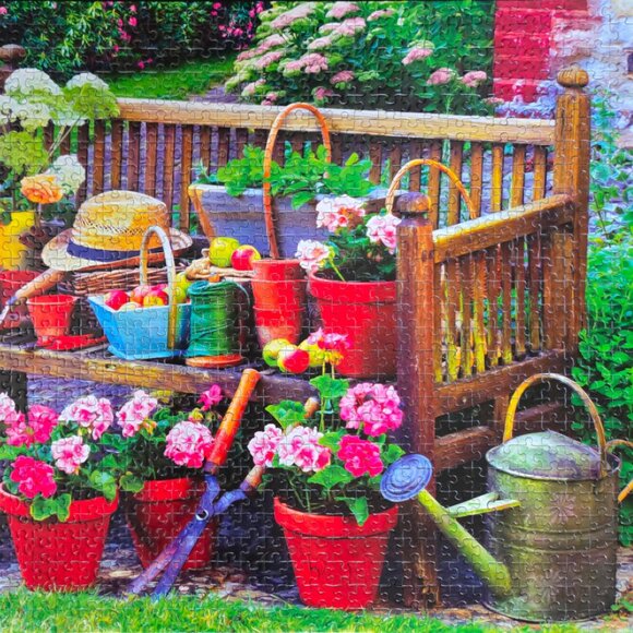 Garden bench, 1000 piece puzzle, Eurographics Puzzles - Picture 3 of 5